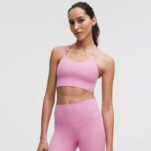 NWT Lululemon Like a Cloud Longline Bra
Light Support, B/C Cup In Pink Frosting